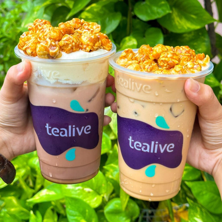 Tealive x GSC Collab Golden Caramel Popcorn Alamanda Shopping Centre